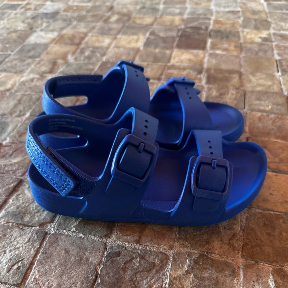 Kids Blue Sandals - Picture 3 of 6